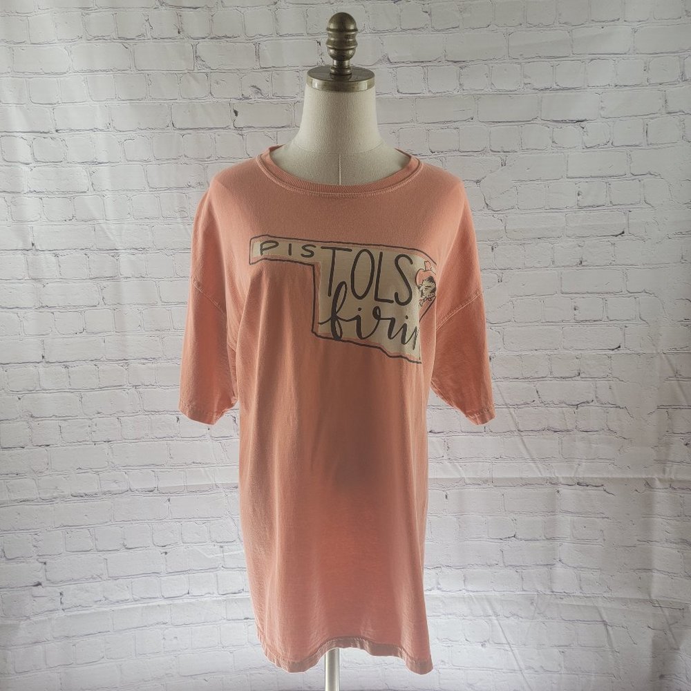 Calamity Jane's Pistol Firin' OSU T-Shirt, sz XL